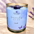Vela de Lavanda 11:11 | Regalo Especial. Fotografía con fondo ambientado para MACLADA.